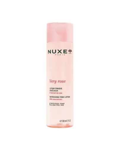 Nuxe Very Rose Tonik do twarzy odświeżający, 200 ml - Dla każdego rodzaju skóry twarzy