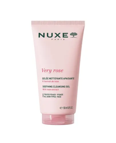 Nuxe Very Rose Żel do mycia twarzy i oczu, 150 ml - Łagodzący, a także kojący