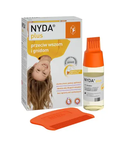 Nyda Plus, płyn, 100 ml - Płyn, który eliminuje wszy i gnidy