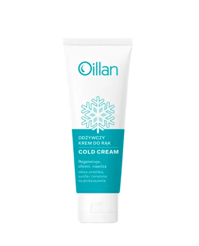 Oillan Cold Cream Krem do rąk odżywczy, 50 ml - Który zapewnia pielęgnację dla suchej, wrażliwej i narażonej na przesuszenie skóry dłoni