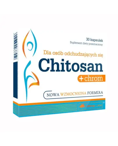 Olimp Chitosan + Chrom, kapsułki 30 sztuk - Wspomagają utrzymanie wagi