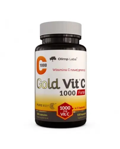 Olimp Gold-Vit C 1000 Forte, 100 kapsułek - Suplement diety z wysoką dawką witaminy C.