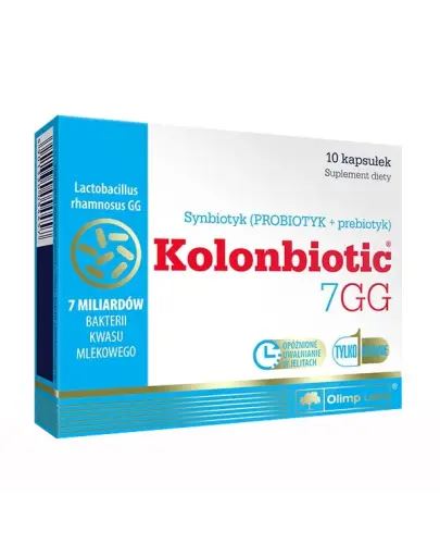 Olimp Kolonbiotic 7GG, 10 kapsułek - Symbiotyk dla i dorosłych i dzieci powyżej 3. roku życia