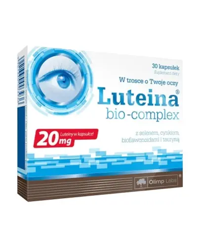 Olimp Luteina Bio-Complex, kapsułki 30 sztuk - Z uteiną oraz tauryną, bioflawonoidami cytrusowymi, selenem i witaminy C