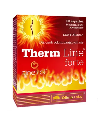 Olimp Therm Line Forte New Formula, 60 kapsułek - Z ekstraktem z zielonej herbaty i pieprzu kajeńskiego