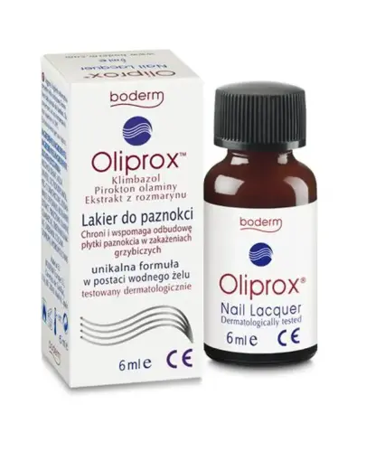 Oliprox lakier do paznokci, 6 ml - Wspomaga leczenie grzybicy paznokci