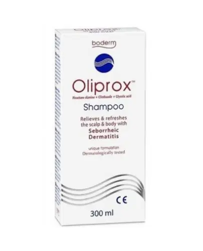 Oliprox Szampon do mycia włosów, 300 ml - Na łojotokowe zapalenie skóry głowy i ciała