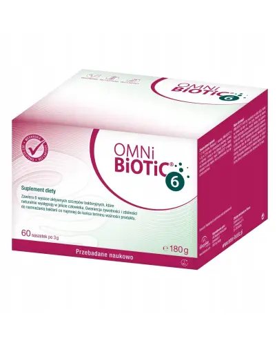 Omni Biotic 6, 60 saszetek - Probiotyk w saszetkach