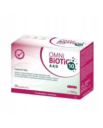 Omni Biotic 10 AAD, 30 saszetek - W trakcie i po antybiotykoterapii