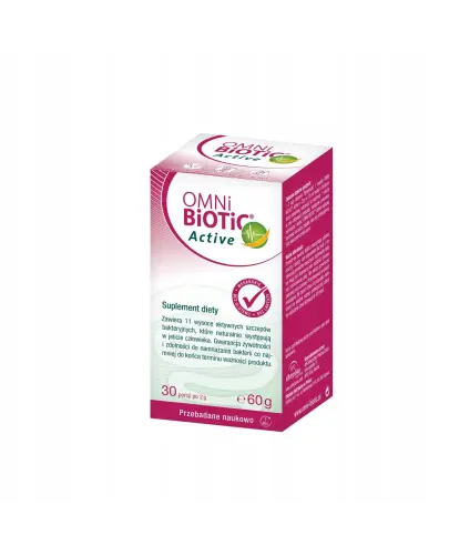 Omni Biotic Active, 60 g - Kompozycja bakterii probiotycznych