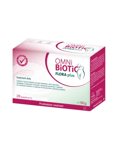 Omni Biotic Flora Plus, 28 saszetek - Probiotyk dla kobiet