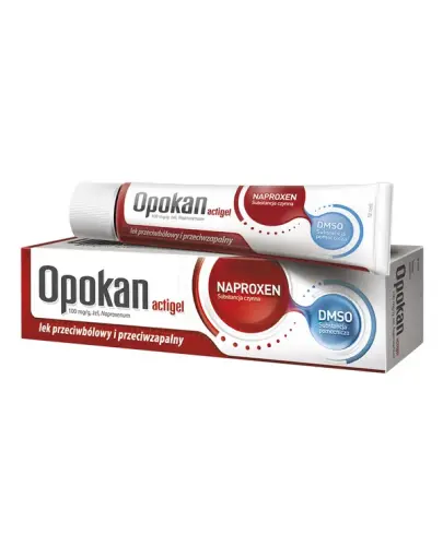 Opokan Actigel 100 mg/g, 50 g - Przeciwbólowy żel z naproksenem