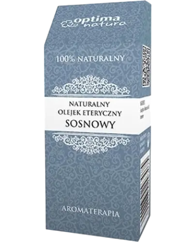 Optima Natura Naturalny olejek sosnowy, 10 ml - Naturalny olejek eteryczny do kąpieli, masażu i aromaterapii