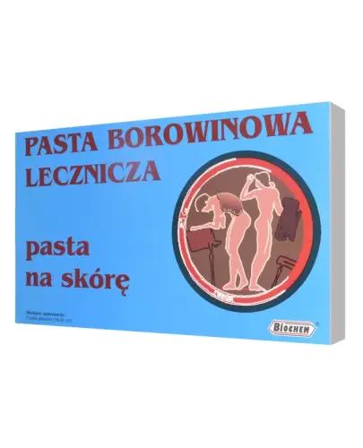 Pasta Borowinowa lecznicza, 5 sztuk plastrów - Łagodzi stany zapalne stawów i bóle pourazowe