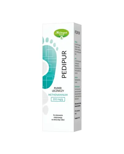 Pedipur 200 mg/g Puder leczniczy, 60 g - Likwiduje przykry zapach potu