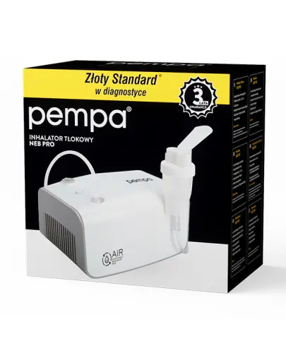 Pempa Neb Pro Inhalator tłokowy, 1 sztuka - Profesjonalny inhalator tłokowy dla dorosłych i dzieci