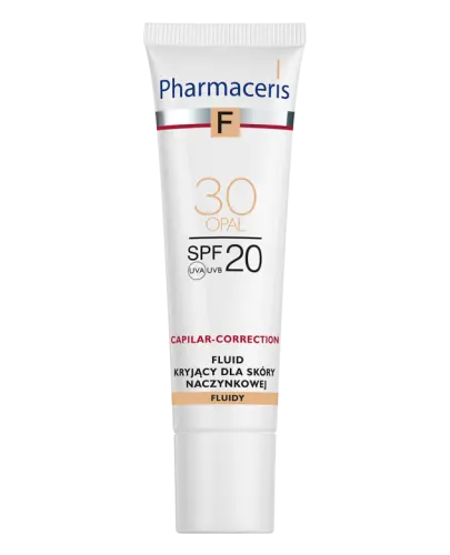 Pharmaceris F Capilar-Correction Opal 30, SPF 20, 30 ml - Fluid do cery naczynkowej