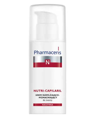 Pharmaceris N Nutri-Capilaril, krem do twarzy, 50 ml - Do twarzy do cery naczynkowej