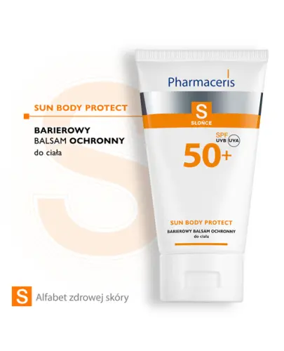 Pharmaceris S Sun Body Protect barierowy balsam ochronny do ciała SPF 50+, 150 ml - Do skóry delikatnej i wrażliwej 