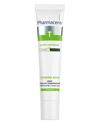 Pharmaceris T Comedo Acne, krem przeciw zaskórnikom, 40 ml - Odblokowuje i zwęża pory