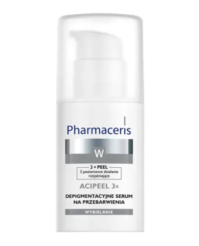 Pharmaceris W Acipeel, depigmentacyjne serum na przebarwienia, 30 ml - Kuracja wybielająca na noc