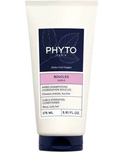 Phyto Boucles Curls odżywka nawilżająca do włosów, 175 ml - Ułatwia rozczesywanie i nawilża falowane i kręcone włosy