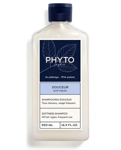 Phyto Douceur Softness, szampon przywracający równowagę skóry głowy, 500 ml  - Do codziennej pielęgnacji wszystkich rodzajów włosów