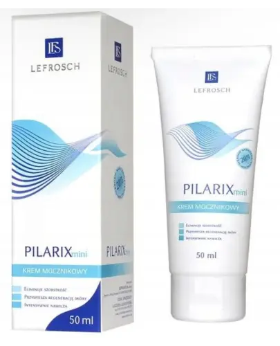 Pilarix mini Krem nawilżający mocznikowy, 50 ml - Zapobiegający nadmiernemu rogowaceniu skóry 