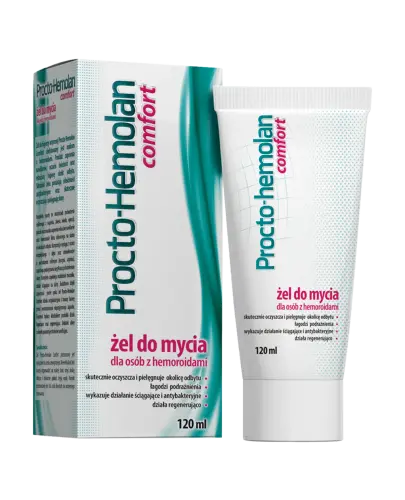 Procto-Hemolan Comfort, 120 ml - Żel do mycia dla osób z hemoroidami