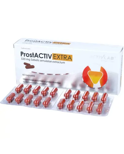 Prostactiv Extra, 60 kapsułek - Suplement diety dla mężczyzn