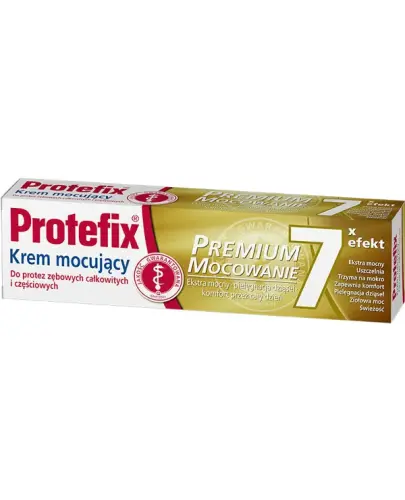 Protefix Premium mocowanie, krem mocujący do protez zębowych, 47 g - O smaku miętowym, mocuje oraz uszczelnia protezy zębowe