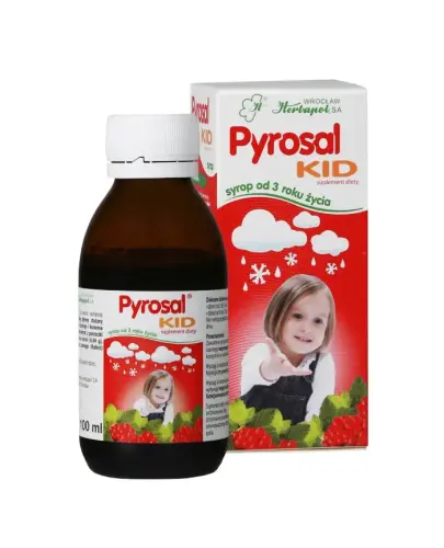 Pyrosal Kids, 100 ml - Suplement diety z czarnym bzem, który wspiera odporność organizmu.