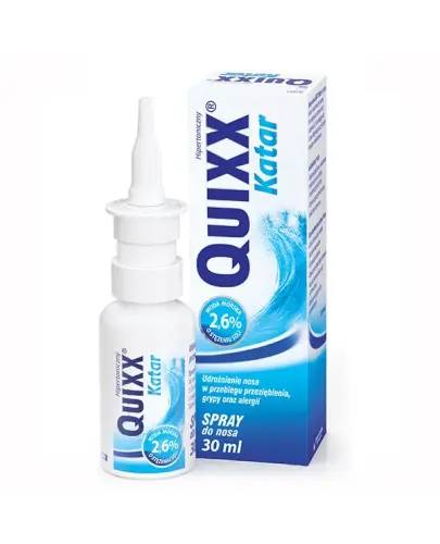 Quixx Katar, woda morska do nosa, 30 ml - Roztwór hipertoniczny