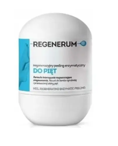 Regenerum Regeneracyjny peeling enzymatyczny do pięt, 50 ml - Wygładza pięty bez efektu łuszczenia się skóry.