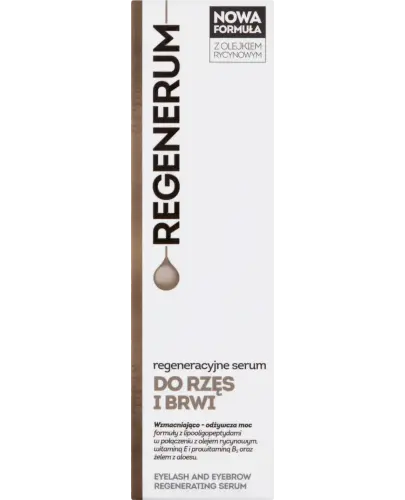 Regenerum Derum regeneracyjne do rzęs i brwi, 11 ml - Przyspiesza wzrost rzęs i zagęszcza brwi.