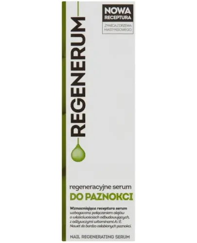 Regenerum, regeneracyjne serum do paznokci, 5 ml - Olejek z odżywczymi witaminami A i E, do kruchych i bardzo łamliwych paznokci