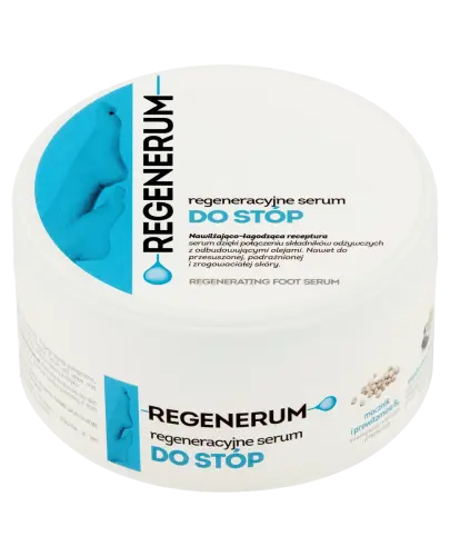 Regenerum Regeneracyjne serum do stóp, 125 ml - Skutecznie nawilża skórę stóp oraz odbudowuje i wzmacniaj jej barierę ochronną