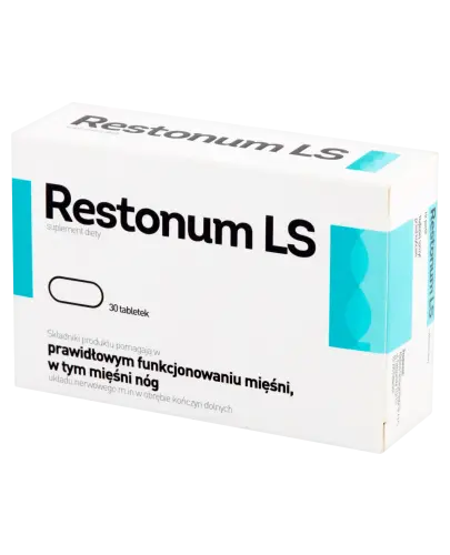 Restonum LS,  30 tabletek - Z żelazem, magnezem i witaminami