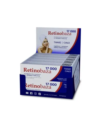 Retinobaza 17 000 krem, 10 x 30 g - Z witaminą A