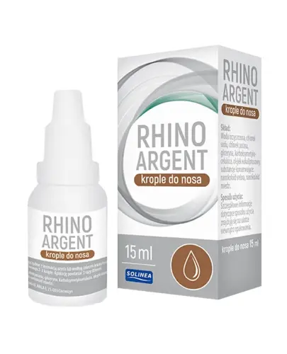 Rhinoargent krople do nosa, 15 ml -  Ze srebrem i miedzią