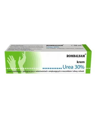 Rombalsam Urea 30% Krem nawilżająco-pielęgnujący, 50 ml - Preparat z mocznikiem do suchej i spierzchniętej skóry