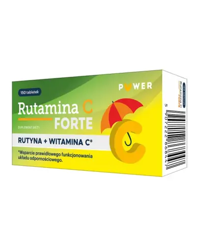 Rutamina C Forte, 150 tabletek - Suplement diety z rutyną i witamina C