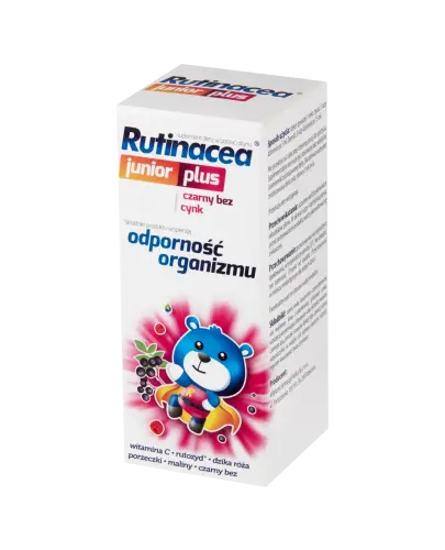 Rutinacea Junior Plus syrop, 100 ml - Suplement diety w syropie dla dzieci powyżej 3. roku życia