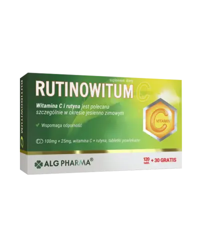 Rutinowitum C, 150 tabletek - Suplement diety z witaminą C i rutyną