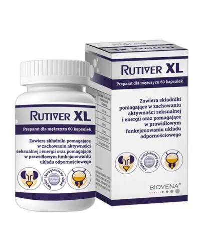 Rutiver XL, 60 kapsułek - Preparat dla mężczyzn