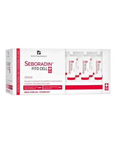 Seboradin FitoCell Serum kuracja z roślinnymi komórkami macierzystymi, 15 x 6 g - Kuracja wzmacniająca włosy