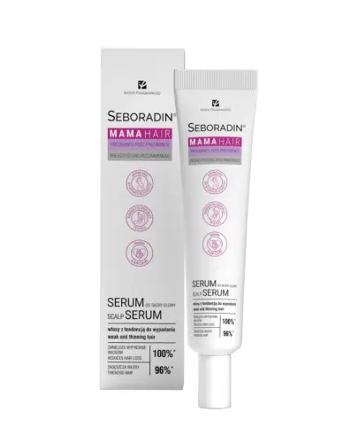 Seboradin Mama Hair Serum, 100 ml - Do włosów słabych, cienkich, skłonnych do wypadania i przerzedzania się