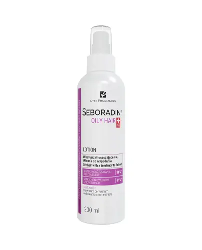 Seboradin Oily Hair Lotion do włosów przetłuszczających się i skłonnych do wypadania, 200 ml  - Kondycjonuje włosy skłonne do wypadania i łamliwości