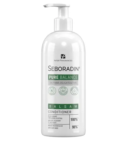 Seboradin Pure Balance Balsam do włosów, 400 ml - Do włosów skłonnych do przetłuszczania