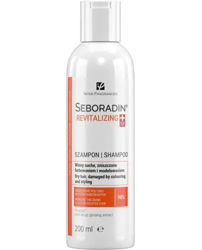 Seboradin Revitalizing Szampon regenerujący, 200 ml - Do włosów suchych, zniszczonych farbowaniem i modelowaniem 